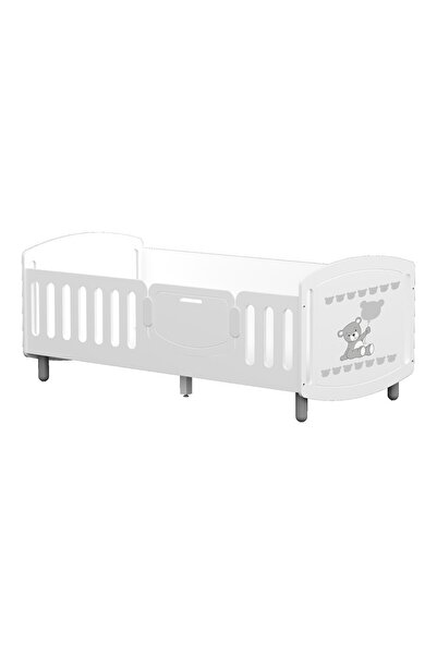 MeltemKids Sweet Bear Çocuk Odası Montessori Karyola 90x190 cm