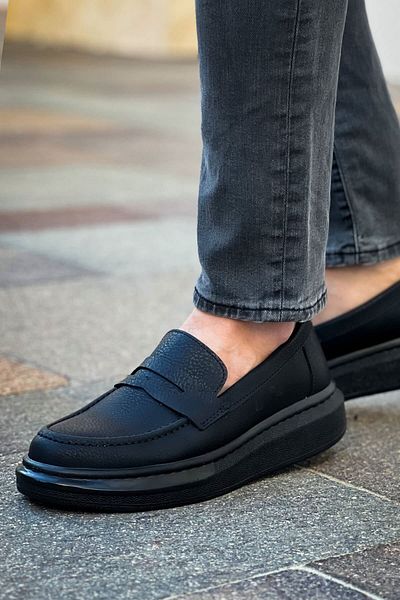 remss Robert - RS615 Black Pantofi pentru bărbați Loafer BLACK ST