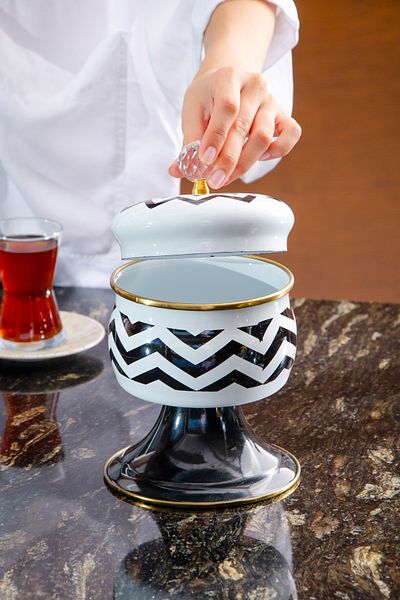 Le murano Zigzag Enamel Sugar Bowl - 900 ml |   12cm