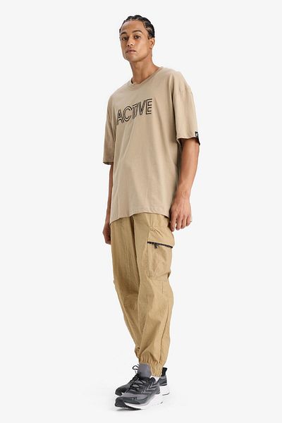 DeFacto Fit Oversize Wide Fit Cargo Pocket Sportler gewebte Hose (C1528ax24sm)