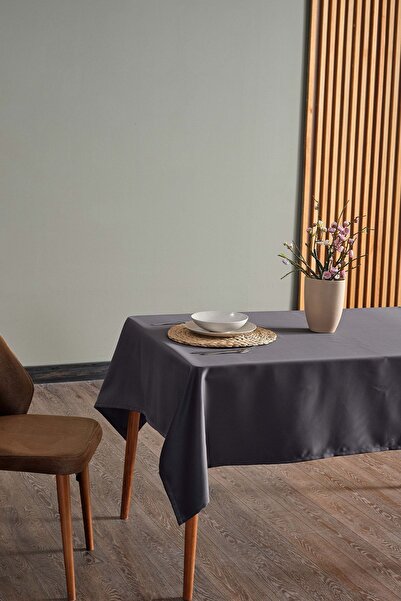 Miabella Home Satin Tablecloth - Authentic and Modern, Matte Satin, Easy to Clean, Rectangular 140x180 Cm