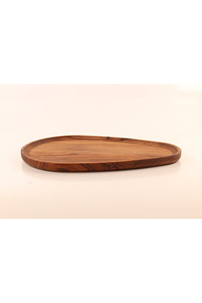 Rose Wood Design El Yapımı Ceviz Ağacı Damla Sunumluk | Doğal Yağlı Ahşap