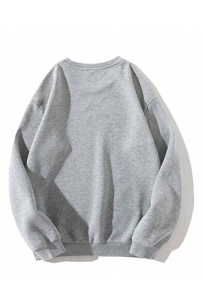 VBSVİBES ΓΚΡΙ ΠΟΔΗΛΑΤΟ Φούτερ Oversize LOS23