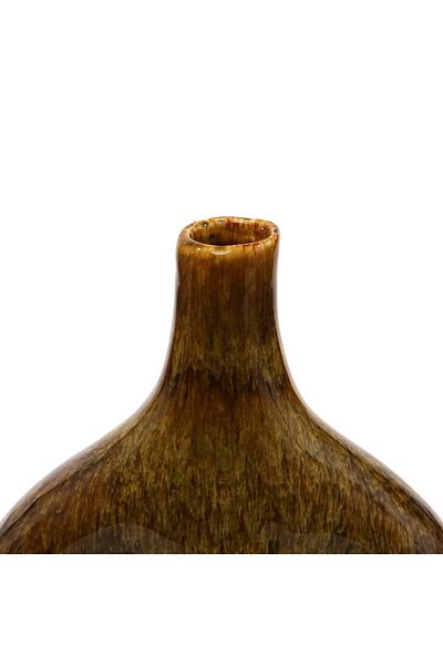 Ella Home Italia Vaza Abstract, Ceramica, Maro, 25cm