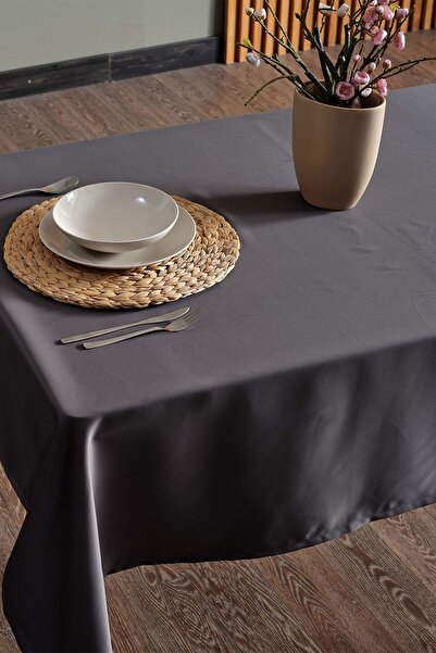 Miabella Home Satin Tablecloth - Authentic and Modern, Matte Satin, Easy to Clean, Rectangular 140x180 Cm