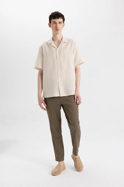 DeFacto Pantaloni cu picioare drepte Relax Fit C3930AX24SM