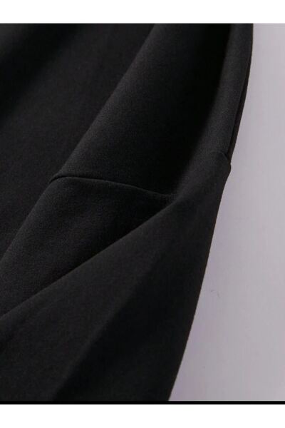 VBSVİBES Изтънчен унисекс суитшърт с качулка и черен принт