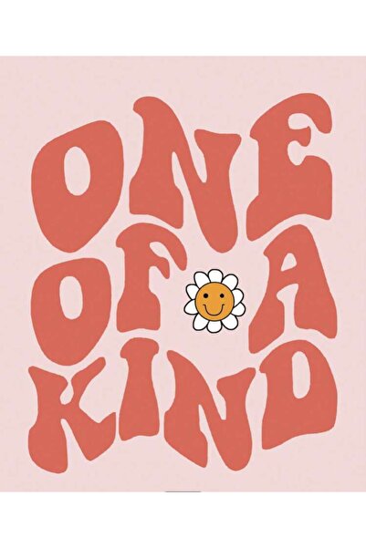 VBSVİBES Women's Pink ONE OF A KIND Printed Hooded Oversize Sweatshirt