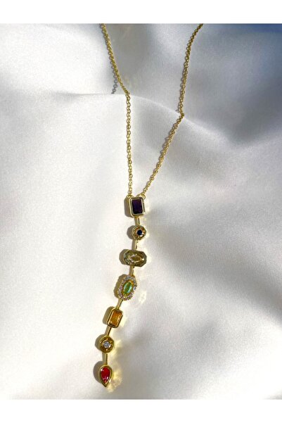 Home Gold Y Necklace