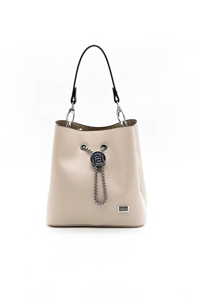 Silver Polo حقيبة كروس نسائية باللون البيج - طابا SP967