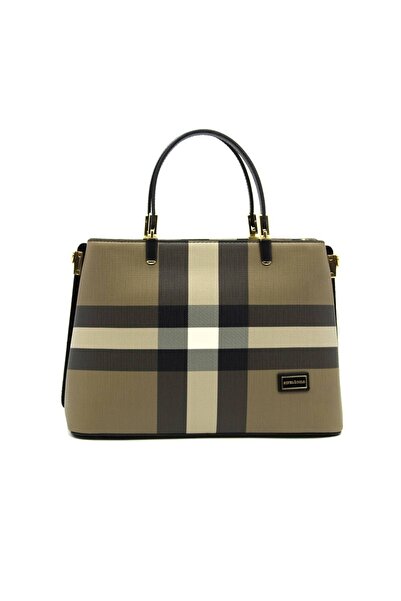 Silver Polo Кафе - Черна дамска чанта SP924