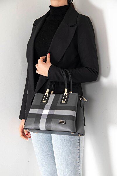 Silver Polo Negru - Geantă de mână pentru femei SP1000 neagră