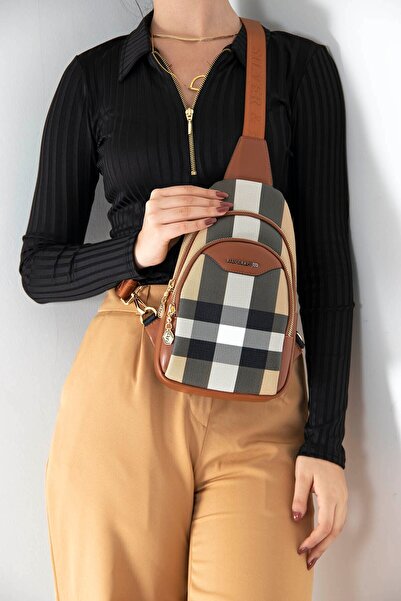 Silver Polo Beige - Tan Sp959 Women's Waist Bag