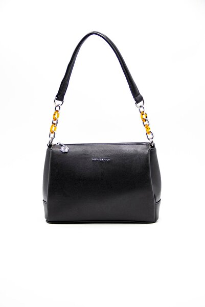 Silver Polo Siyah - Siyah SP910 Kadın Çapraz Çanta