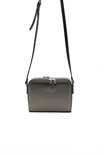 Silver Polo Silver & Polo Platinum - Geantă neagră SP888 pentru femei