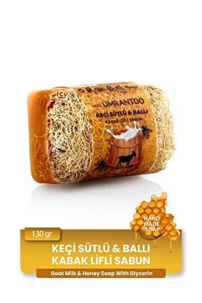 MRS.UMRANTOO Keçi Sütlü Ve Ballı Kabak Lifli Doğal Sabun 130g