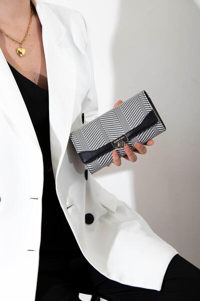 Silver Polo Silver & Polo Black White - Portofel și suport pentru carduri pen...