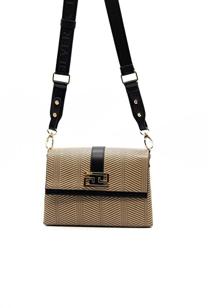 Silver Polo Nut - Черна дамска чанта през рамо SP1009