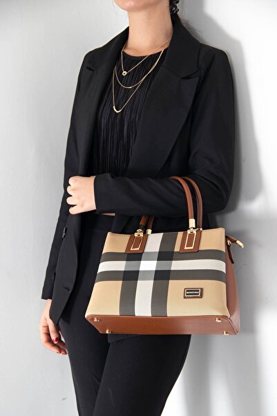 Silver Polo Geantă de mână pentru femei Bej - Taba SP1000