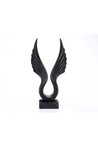 Ella Home Italia Statueta "Flight" Black din rasina