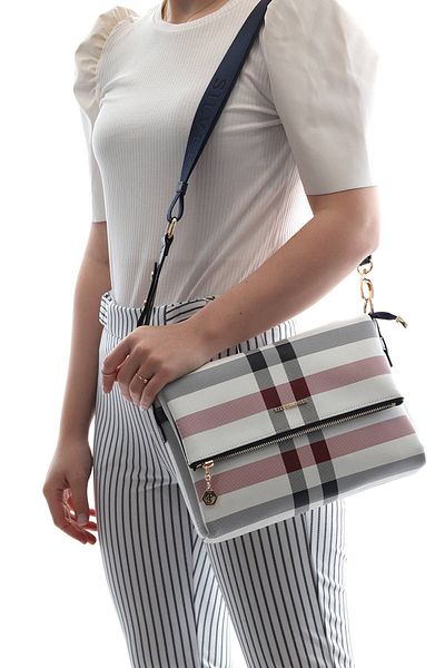 Silver Polo Silver & Polo White - Laci Sp963 Women's Crossbody Bag