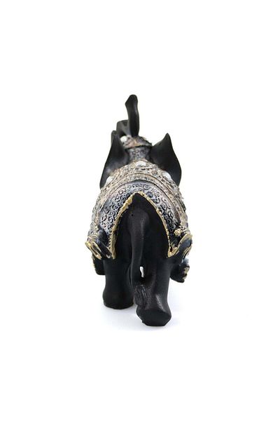 Ella Home Statueta Lucky Black Elephant Rasina, Neagra, 13cm