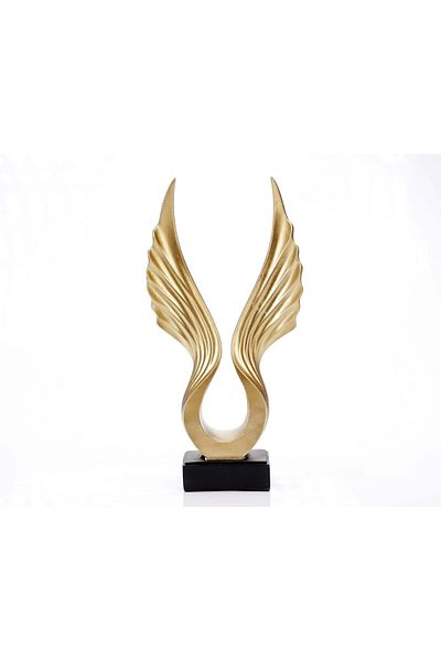Ella Home Italia Statueta "Flight" Gold din rasina