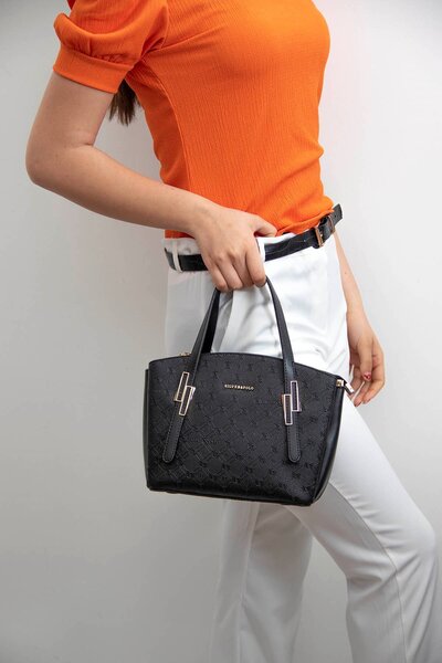 Silver Polo Siyah - Siyah SP1021 Kadın El Çantası