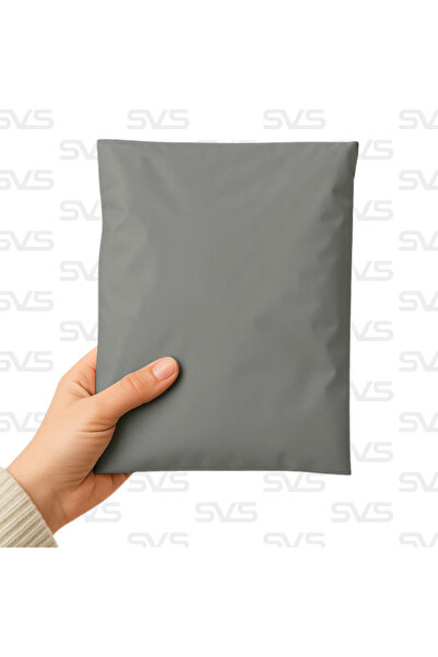 SVS ETİKET PLASTİK Cepsiz Renkli Kargo Poşeti - 18x25 Cm - Bej- 100 Adet
