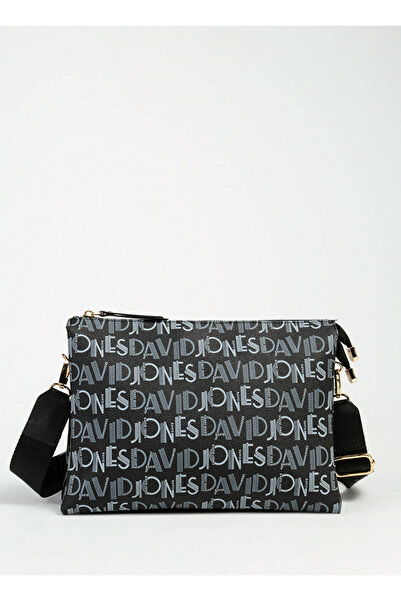David Jones Çapraz Clutch Çanta Siyah