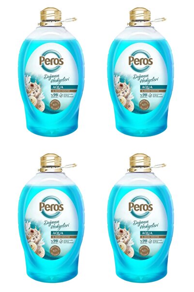 Peros 4 Adet-sıvı Sabun Aqua & Deniz Esintisi 3 Kg X 4lü Süper Avantaj Paketi