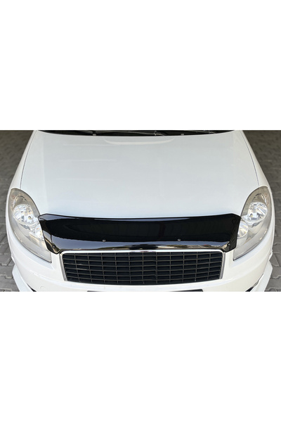 BRSPLAST Fiat Linea Uyumlu 2007-2018 Abs Piano Black Kaput Rüzgarlığı