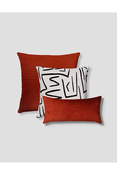 Sezyon "Zelen & Vira" Decorative 3-Piece Throw Pillow Case Set