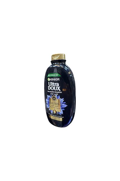 Garnier جارنيه غارنييه الترا دوكس شامبو بالفحم الاسود وزيت حبة البركة - 600 مل