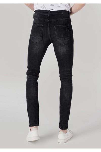 Colin's Slim Fit Low Waist Slim Leg Men's Black Jean Pants