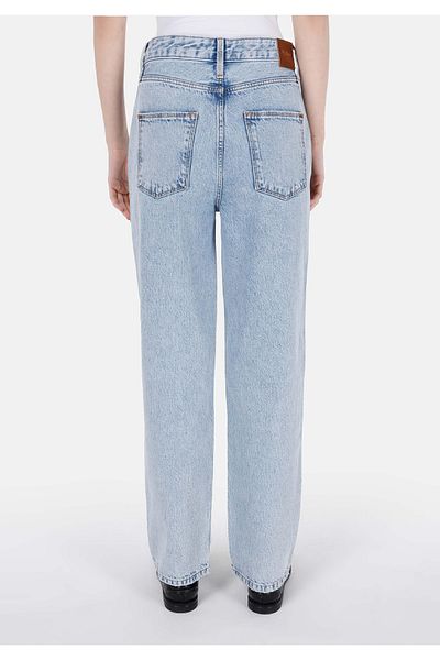 Colin's Straight Fit High Waist Straight Leg Women's Indigo Jean Trousers