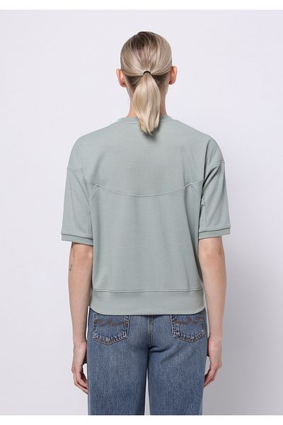 Colin's Regular Fit Round Neck Plain Women's Green Short Sleeve T-Shirt