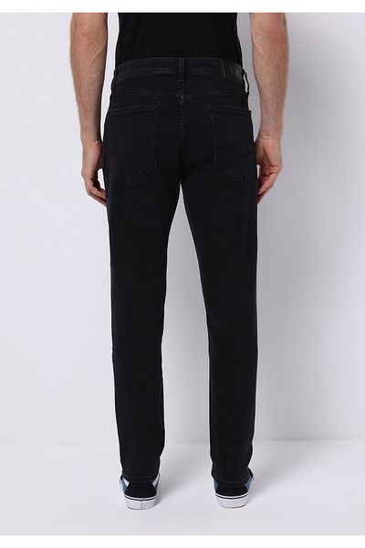 Colin's Regular Fit Men's Black Jean Trousers