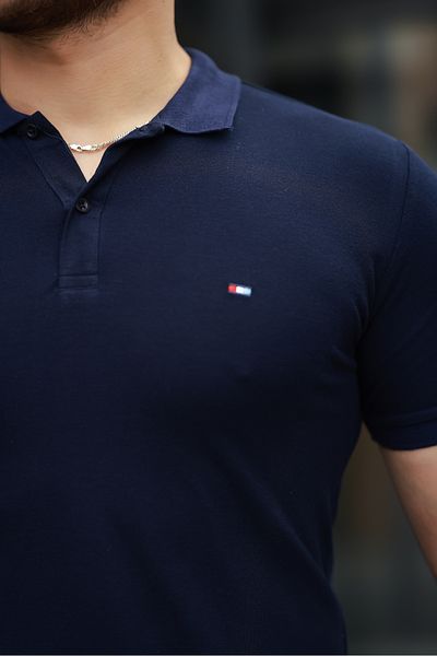 comstar Tricou pentru bărbați, cu mânecă scurtă, strâns, cu guler polo, fără ondulații