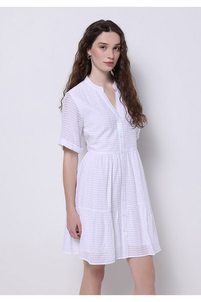 Colin's Regular Fit Women's White Dress