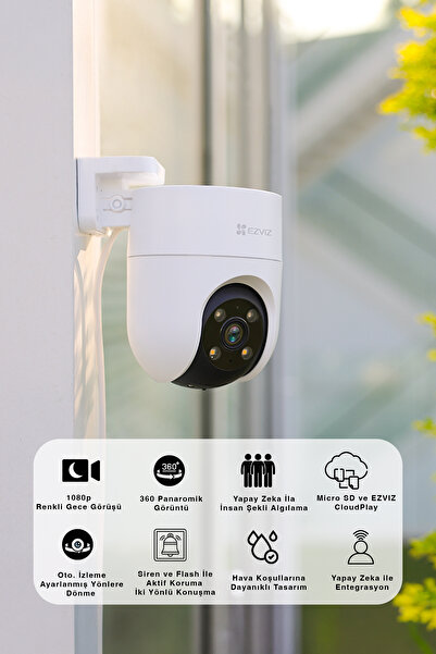 EZVIZ H8C Serisi – 360° Pan/tilt Wi‑fi Güvenlik Kamerası | Fynix Teknoloji