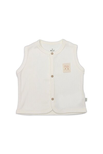 NW NessiWorld Bistyle Modal Flying Balloons Baby Vest Bs18110 Ecru