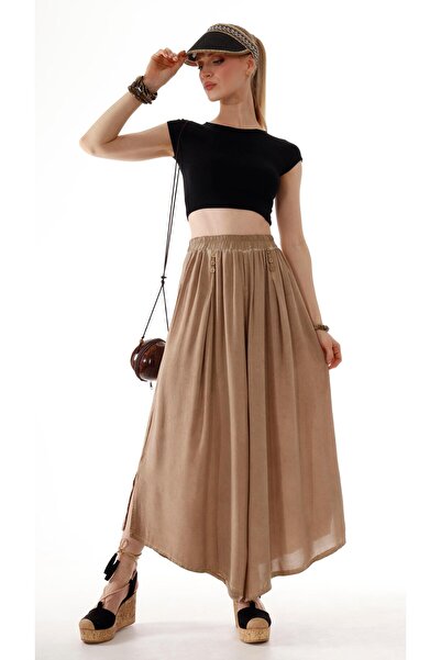 shE tekstil Λινό Φούστα Σαλβάρ