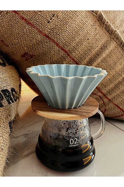 josef Ahşap Standlı Dripper Kahve Demleme Ekipmanı
