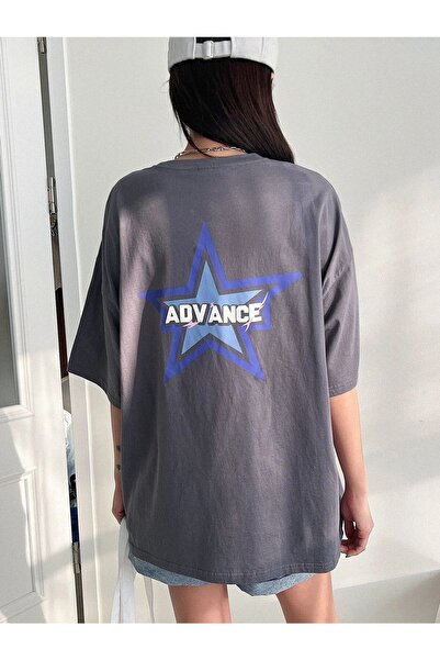 CLAYES Smoked Oversize Advance T-shirt - Oversize Printed
