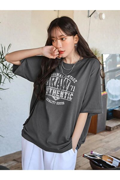 CLAYES Smoked Oversize Authentic T-shirt - Oversize Printed