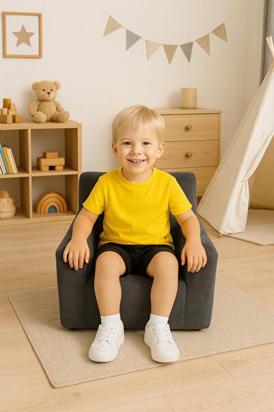 ORTHOMATT lifeismine Orthomatt Peluş Çocuk Koltuğu, Portatif Koltuk, Sünger K...