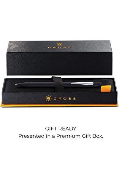 Cross Click Mat Siyah Tükenmez Kalem At0622-102 - ÖZEL KUTULU / KİŞİSELLEŞTİRİLEBİLİR
