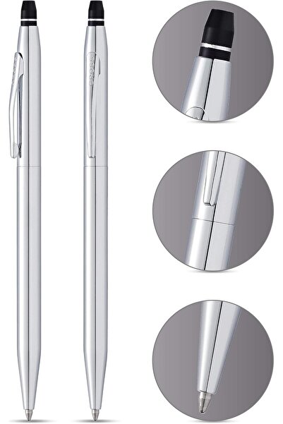 Cross WizDesign At0622-101 Clıck Tükenmezkalem Krom ÖZEL KUTULU / KİŞİSELLEŞTİRİLEBİLİR
