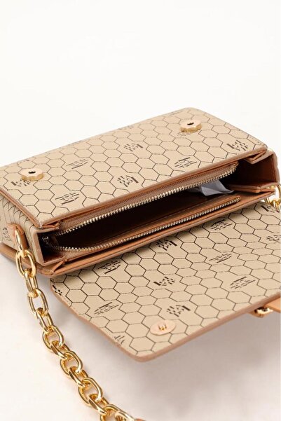 Levidor 930088 Vizon Petek Baskılı Omuz Çantası